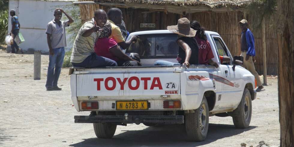 LEGENDEN: Dette er Hilux-land. LEGENDEN: Dette er Hilux-land.