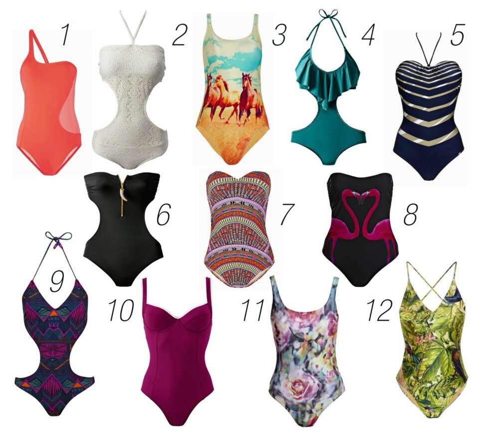BADEDRAKTER: 1. Adidas by Stella Mc Cartney, kr 1035, 2. Gina Tricot, kr 199, 3. We are handsome/ Net-a-porter.com, kr 2795, 4. H&M, kr 199, 5. Triumph, kr 599, 6. H&M, kr 249, 7. Mara Hoffman, kr 2495, 8. Asos.com, kr 320, 9. Bik Bok, kr 199, 10. La Redoute, kr 399, 11. Asos.com, 265, 12. We are handsome/ Net-a-porter.com, kr 2495 BADEDRAKTER: 1. Adidas by Stella Mc Cartney, kr 1035, 2. Gina Tricot, kr 199, 3. We are handsome/ Net-a-porter.com, kr 2795, 4. H&M, kr 199, 5. Triumph, kr 599, 6. H&M, kr 249, 7. Mara Hoffman, kr 2495, 8. Asos.com, kr 320, 9. Bik Bok, kr 199, 10. La Redoute, kr 399, 11. Asos.com, 265, 12. We are handsome/ Net-a-porter.com, kr 2495