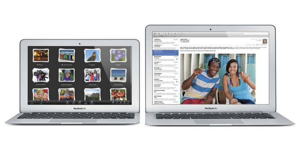 NY MACBOOK AIR: Apple tar i bruk Intels nyeste plattform, Haswell, når de lanserer to nye Macbook Air med lang batterilevetid og gode trådløse egenskaper. NY MACBOOK AIR: Apple tar i bruk Intels nyeste plattform, Haswell, når de lanserer to nye Macbook Air med lang batterilevetid og gode trådløse egenskaper.