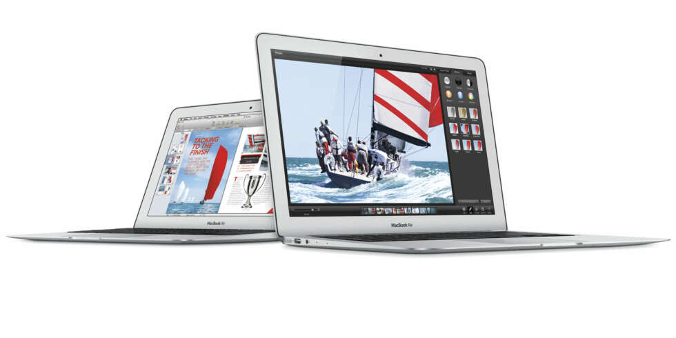FORBILDET: Apples Macbook Air har vært forbilde for mange andre produsenter når de har laget tilsvarende lette og tynne bærbare PC-er. FORBILDET: Apples Macbook Air har vært forbilde for mange andre produsenter når de har laget tilsvarende lette og tynne bærbare PC-er.
