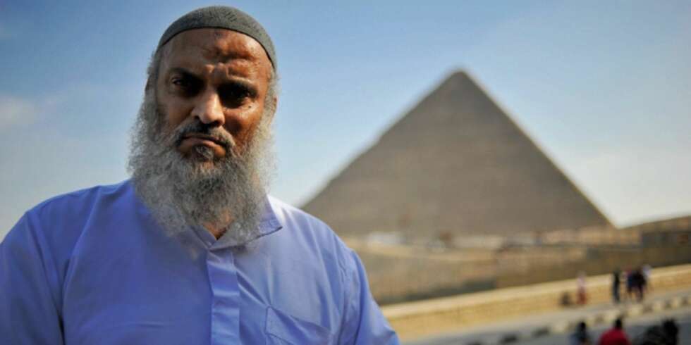 Morgan Salem al-Gohary er ikke glad i pyramider og annet som ikke er Allahs verk. Morgan Salem al-Gohary er ikke glad i pyramider og annet som ikke er Allahs verk.