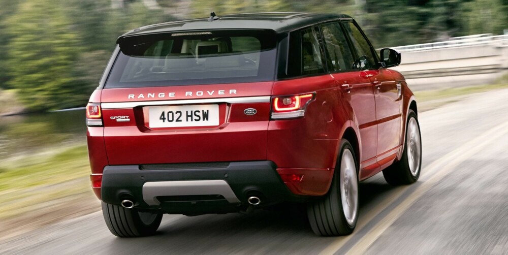 BILLIGERE: Lavere vekt og lavere utslipp gjør at Range Rover Sport vil bli flere titusen kroner billigere enn forgjengeren. FOTO: Land Rover BILLIGERE: Lavere vekt og lavere utslipp gjør at Range Rover Sport vil bli flere titusen kroner billigere enn forgjengeren. FOTO: Land Rover
