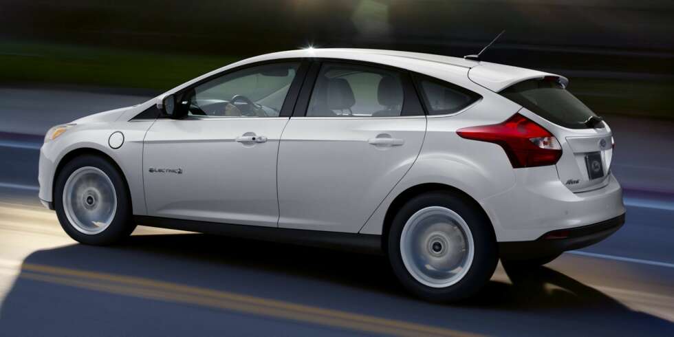 SPENNING: Ford Focus Electric kommer allerede i september med en veiledende utsalgspris er satt til 259 000 kroner. FOTO: Ford SPENNING: Ford Focus Electric kommer allerede i september med en veiledende utsalgspris er satt til 259 000 kroner. FOTO: Ford