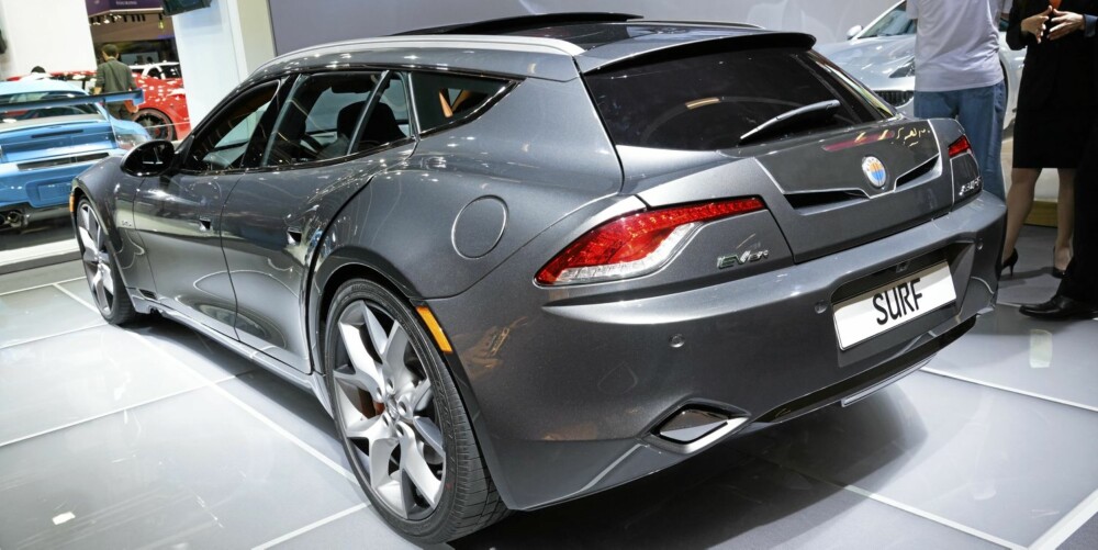 SURF'S UP: De ytre dimensjonene er de samme som på Fisker Karma, men designen er ulik. SURF'S UP: De ytre dimensjonene er de samme som på Fisker Karma, men designen er ulik.
