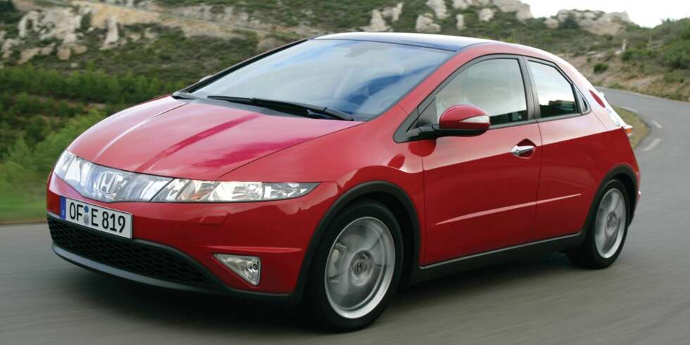 ANNERLEDES: Honda Civic er ikke mainstream når det gjelder design og løsninger, men kvaliteten er mege god: Foto: Honda ANNERLEDES: Honda Civic er ikke mainstream når det gjelder design og løsninger, men kvaliteten er mege god: Foto: Honda