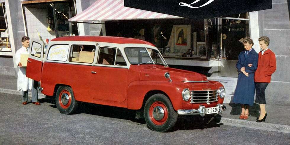 SPREK: Innen bilverdenen er det ikke mange andre 60-åringer som er like sprek som Volvo Duett. FOTO: Volvo SPREK: Innen bilverdenen er det ikke mange andre 60-åringer som er like sprek som Volvo Duett. FOTO: Volvo