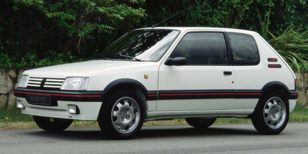 OPPJUSTERINGEN: Peugeot 205 1,9 GTI. FOTO: Peugeot OPPJUSTERINGEN: Peugeot 205 1,9 GTI. FOTO: Peugeot