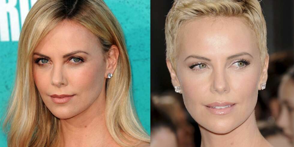 ETTER FYLTE 46: Ifølge en britisk undersøkelse, klipper de fleste kvinner seg korte etter fylte 46 år. Skuespiller Charlize Theron har gått for en kortere variant allerede nå, og vi kan vel ikke si annet enn at det ser nokså hot ut. Men er det like hot når man blir eldre? Og har du egentlig noe valg? ETTER FYLTE 46: Ifølge en britisk undersøkelse, klipper de fleste kvinner seg korte etter fylte 46 år. Skuespiller Charlize Theron har gått for en kortere variant allerede nå, og vi kan vel ikke si annet enn at det ser nokså hot ut. Men er det like hot når man blir eldre? Og har du egentlig noe valg?