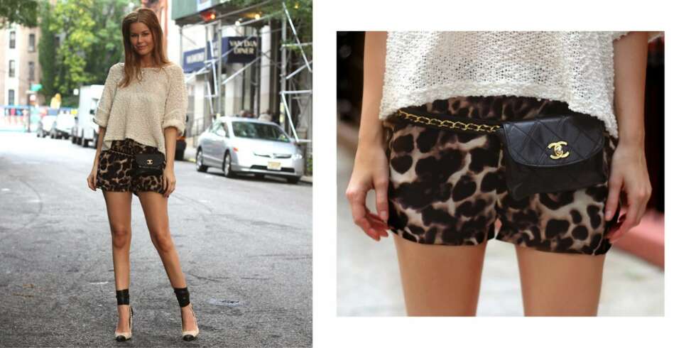 INSPIRASJON: Annette Haga elsker å mikse billig og dyrt. Her i shorts fra NeverNaked og veske fra Chanel. INSPIRASJON: Annette Haga elsker å mikse billig og dyrt. Her i shorts fra NeverNaked og veske fra Chanel.