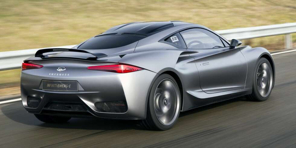 LEKKER: En nydelig bil, Infiniti Emerg-E. FOTO: Produsent LEKKER: En nydelig bil, Infiniti Emerg-E. FOTO: Produsent