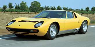 Miura. FOTO: Lamborghini Miura. FOTO: Lamborghini