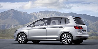 MINI-MPV: Den høye golfen ser med sin firkantede form nesten ut som en liten MPV. MINI-MPV: Den høye golfen ser med sin firkantede form nesten ut som en liten MPV.