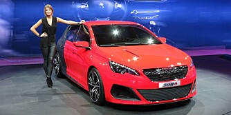 KVIKKAS: Peugeot 308 R-konsept. FOTO: Martin Jansen KVIKKAS: Peugeot 308 R-konsept. FOTO: Martin Jansen