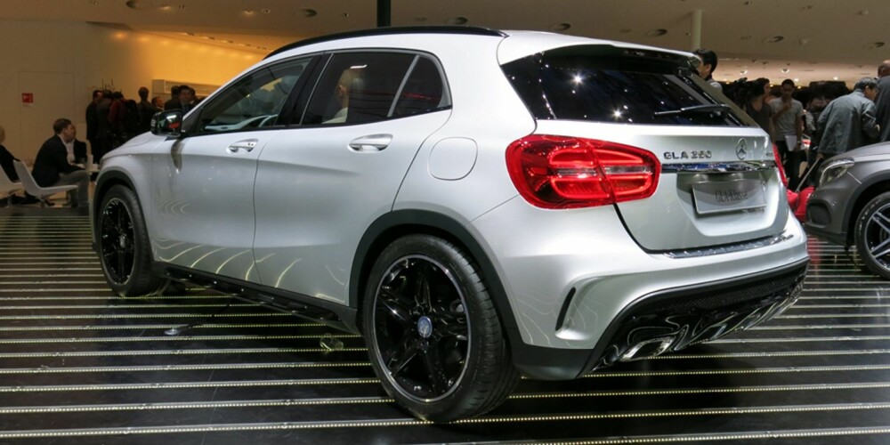 KOMMER I MARS: Mercedes GLA minner mye om A-klasse. FOTO: Martin Jansen KOMMER I MARS: Mercedes GLA minner mye om A-klasse. FOTO: Martin Jansen