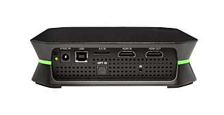 PORTER: Bak på HD PVR 2 Gaming Edition finner du strøminngang, USB-utgang for tilkobling til PC, analog inngang, HDMI inn og HDMI ut. PORTER: Bak på HD PVR 2 Gaming Edition finner du strøminngang, USB-utgang for tilkobling til PC, analog inngang, HDMI inn og HDMI ut.