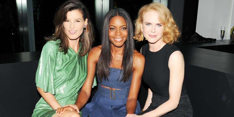 SJEKK DEN TRIOEN: Hanneli Mustaparta (t.v.) i selskap med Naomie Harris og superstjernen Nicole Kidman under en Calvin Klein-visning i New York nylig. SJEKK DEN TRIOEN: Hanneli Mustaparta (t.v.) i selskap med Naomie Harris og superstjernen Nicole Kidman under en Calvin Klein-visning i New York nylig.