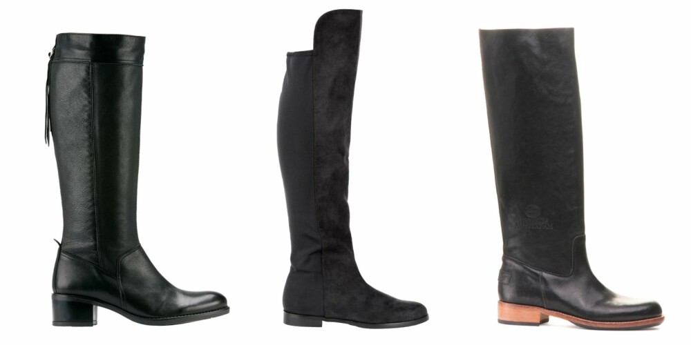 HØYSKAFTEDE BOOTS GJØR COMEBACK: Fra venstre: Eurosko, kr 1499. H&M, kr 499. Shabbies, kr 2900. HØYSKAFTEDE BOOTS GJØR COMEBACK: Fra venstre: Eurosko, kr 1499. H&M, kr 499. Shabbies, kr 2900.