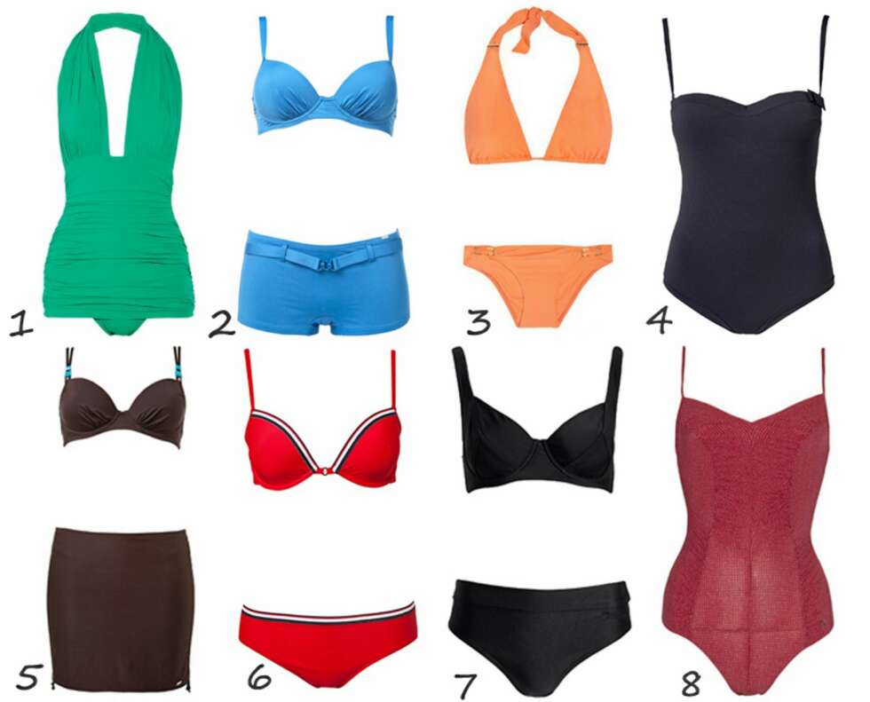 BIKINI OG BADEDRAKTER: Disse variantene løfter og skjuler og kamuflerer etter ønske. BIKINI OG BADEDRAKTER: Disse variantene løfter og skjuler og kamuflerer etter ønske.