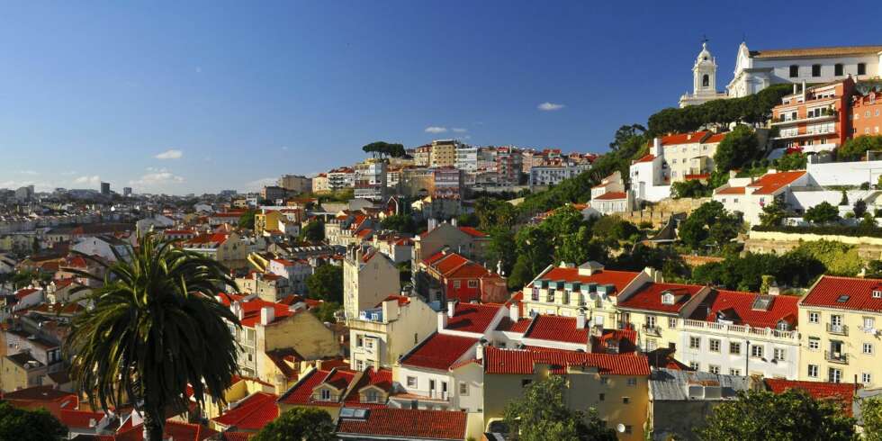 Stunning view on Lisbon city. Stunning view on Lisbon city.