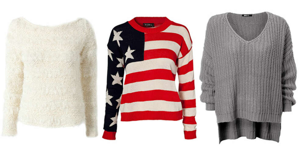 FRA VENSTRE: Supertrash (kr 549), Club L (kr 249), Gina Tricot (kr 149). FRA VENSTRE: Supertrash (kr 549), Club L (kr 249), Gina Tricot (kr 149).