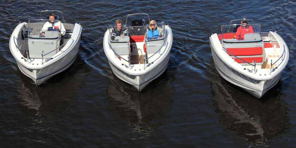 SPORTY: Ryds 528-skroget har tiltalende kjøreegenskaper med sporty snert. FOTO: Egil Nordlien HM, Foto SPORTY: Ryds 528-skroget har tiltalende kjøreegenskaper med sporty snert. FOTO: Egil Nordlien HM, Foto