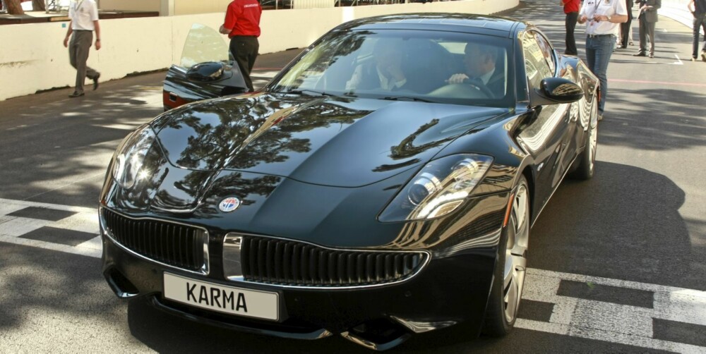 FYRSTELIG: Fisker Karma på tur i Monaco. FYRSTELIG: Fisker Karma på tur i Monaco.