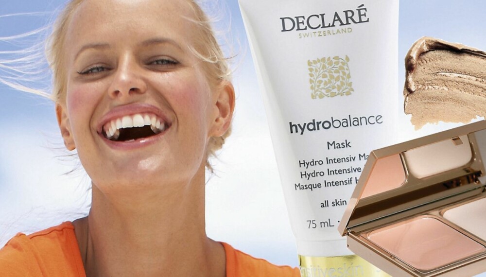 FORLENG FARGEN: Det er alltid deilig å se at brunfargen henger i litt lengre, så her har du noen tips. Legg en fuktighetsgivende maske! Hydrobalance mask fra Declaré, kr 160,- Everlasting compact foundation fra Clarins dekker godt og holder opptil 15 timer. Kr 415,- FORLENG FARGEN: Det er alltid deilig å se at brunfargen henger i litt lengre, så her har du noen tips. Legg en fuktighetsgivende maske! Hydrobalance mask fra Declaré, kr 160,- Everlasting compact foundation fra Clarins dekker godt og holder opptil 15 timer. Kr 415,-