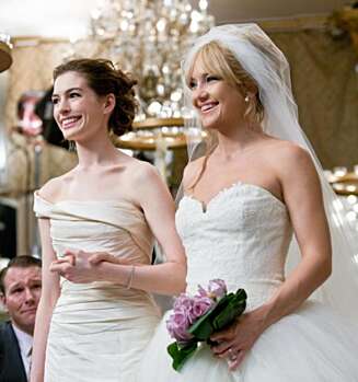 INSPIRERENDE: Anne Hathaway og Kate Hudson spilte bruder i "Bruder i krig" (2009). Kanskje det var denne filmen som ga kate inspirasjon til å gifte seg? INSPIRERENDE: Anne Hathaway og Kate Hudson spilte bruder i "Bruder i krig" (2009). Kanskje det var denne filmen som ga kate inspirasjon til å gifte seg?