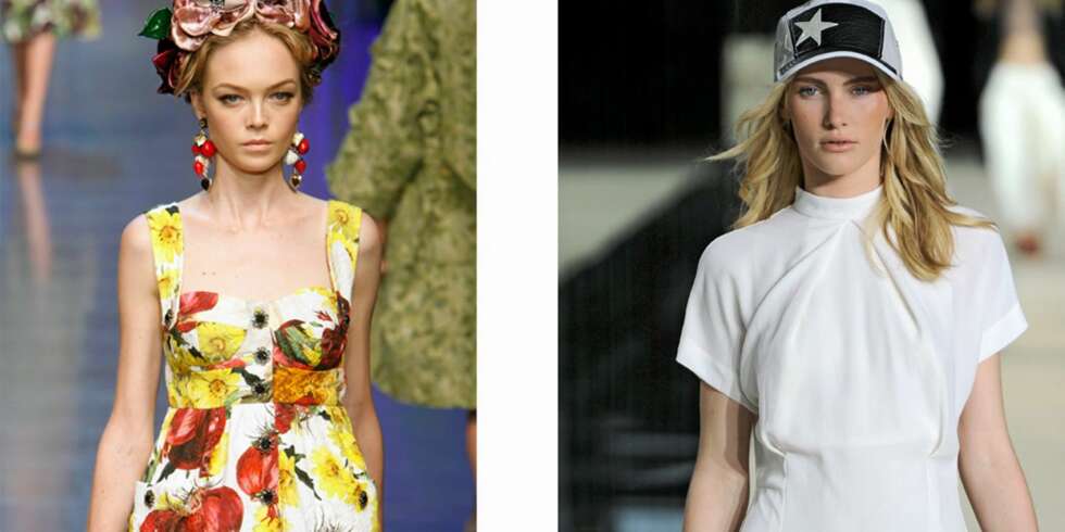 MAKSIMALIST ELLER MINIMALIST: Blomstrete fra Dolce & Gabbana, eller rent og hvitt fra Acne. Hva liker du best? Her får du shopping og stylingtips. MAKSIMALIST ELLER MINIMALIST: Blomstrete fra Dolce & Gabbana, eller rent og hvitt fra Acne. Hva liker du best? Her får du shopping og stylingtips.