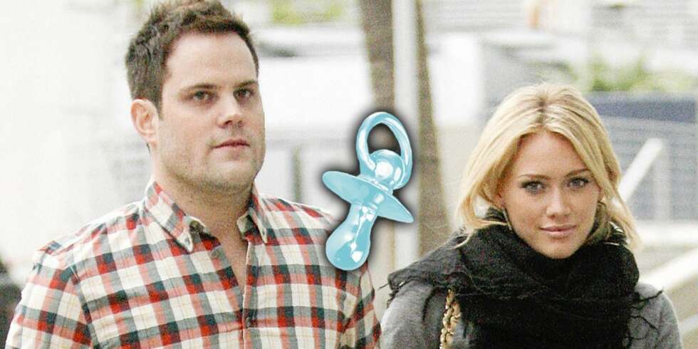 ARVEREKKEN SIKRET: Mike Comrie og Hillary Duff fikk en sønn denne uken - to år etter at de giftet seg. ARVEREKKEN SIKRET: Mike Comrie og Hillary Duff fikk en sønn denne uken - to år etter at de giftet seg.