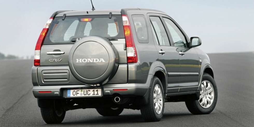 GOD BIL: Honda CR-V har ganske primitiv komfort, men er en solid bil. GOD BIL: Honda CR-V har ganske primitiv komfort, men er en solid bil.