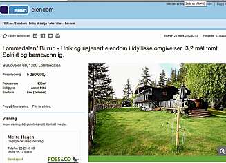 USJENERT: Eiendommen ligger landlig til, og er ifølge eiendomsmegleren både solrik og barnevennlig. USJENERT: Eiendommen ligger landlig til, og er ifølge eiendomsmegleren både solrik og barnevennlig.