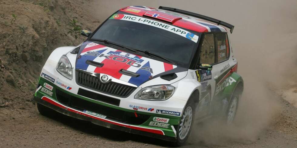 MESTER: Andreas Mikkelsen ble IRC-mester i sin Skoda Fabia S2000. Foto: Egil Nordlien, HM Foto MESTER: Andreas Mikkelsen ble IRC-mester i sin Skoda Fabia S2000. Foto: Egil Nordlien, HM Foto