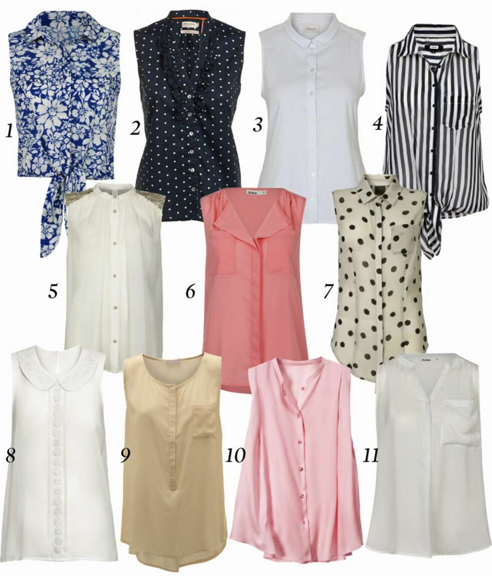 1: Whitney Port for Bik Bok, kr 149. 2: Lindex, kr 199. 3: Ganni, kr 699. 4: Bik Bok, kr 199. 5: Vila, kr 299. 6: Cubus, kr 249. 7: InWear, kr 799. 8: H&M, kr 149. 9: Samsøe&Samsøe, kr 500. 10: H&M, kr 199. 11: Cubus, kr 249. 1: Whitney Port for Bik Bok, kr 149. 2: Lindex, kr 199. 3: Ganni, kr 699. 4: Bik Bok, kr 199. 5: Vila, kr 299. 6: Cubus, kr 249. 7: InWear, kr 799. 8: H&M, kr 149. 9: Samsøe&Samsøe, kr 500. 10: H&M, kr 199. 11: Cubus, kr 249.