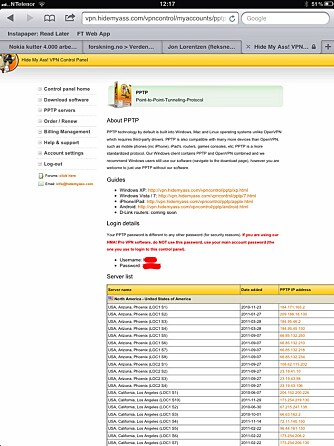 VPN på iPAD: Se etter PPTP-servere hos din valgte VPN-leverandør. VPN på iPAD: Se etter PPTP-servere hos din valgte VPN-leverandør.