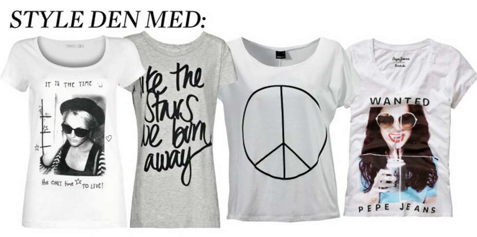 STYLE SHORTSEN MED: 1. Only, kr 69. 2. Mango, kr 99. 3. Gina Tricot, kr 99. 4. Pepe Jeans, kr 499. STYLE SHORTSEN MED: 1. Only, kr 69. 2. Mango, kr 99. 3. Gina Tricot, kr 99. 4. Pepe Jeans, kr 499.
