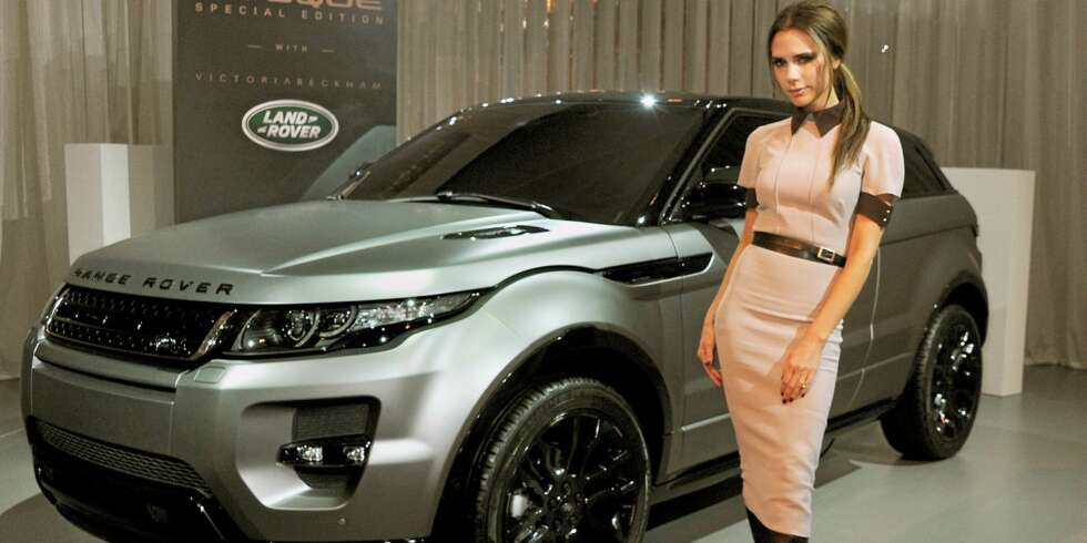 KONSULENT: Land Rover hyret Victoria Beckham som konsulent da Range Rover Evoque skulle designes. Nå har det sågar kommet en spesialversjon som bærer hennes navn, Range Rover Evoque Special Edition Victoria Beckham. Foto: Dave Benett KONSULENT: Land Rover hyret Victoria Beckham som konsulent da Range Rover Evoque skulle designes. Nå har det sågar kommet en spesialversjon som bærer hennes navn, Range Rover Evoque Special Edition Victoria Beckham. Foto: Dave Benett