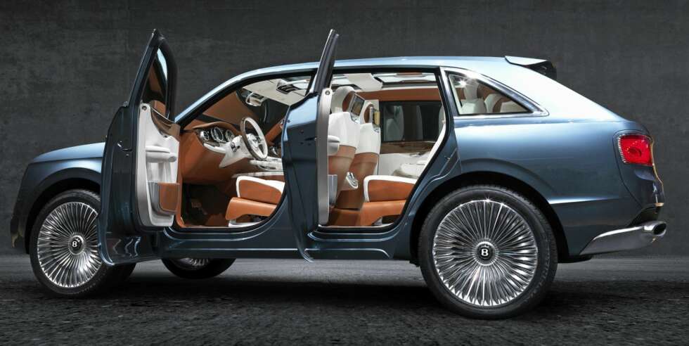 LUKSUS: Bentleys SUV vil gå etter kjøpere av Range Rover, Cayenne og andre luksus-SUV-er. Foto: Ripley LUKSUS: Bentleys SUV vil gå etter kjøpere av Range Rover, Cayenne og andre luksus-SUV-er. Foto: Ripley