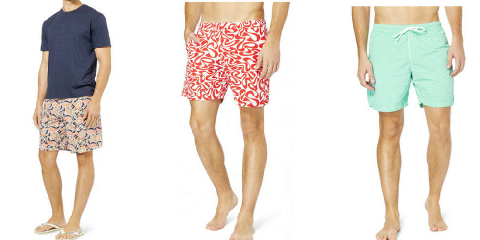 SLIK VIL VI SE HAN: Shorts med freshe farger og kule trykk er absolutt å foretrekke over minimale badetruser. SLIK VIL VI SE HAN: Shorts med freshe farger og kule trykk er absolutt å foretrekke over minimale badetruser.