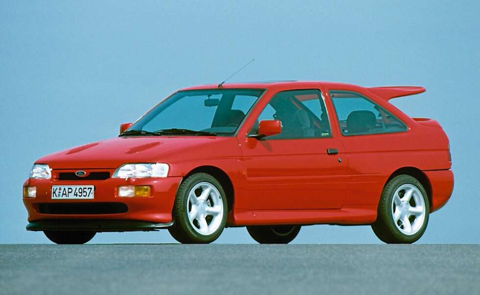 Ford Escort RS Cosworth er blitt en ekte bygdefavoritt. Ford Escort RS Cosworth er blitt en ekte bygdefavoritt.