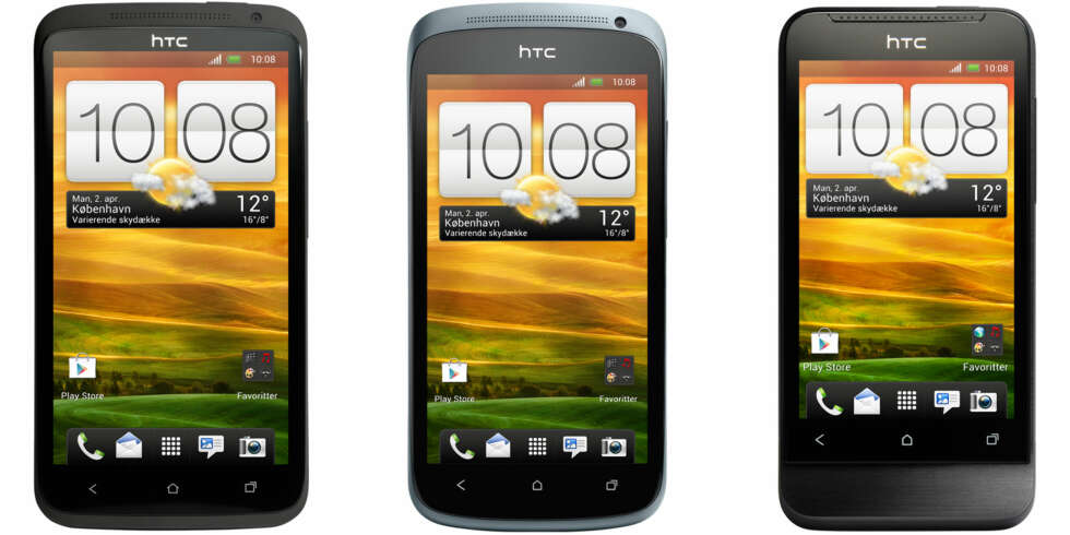 HTC 2012: (f.v.) One X, One S og One V er tre sabla bra telefoner. HTC 2012: (f.v.) One X, One S og One V er tre sabla bra telefoner.