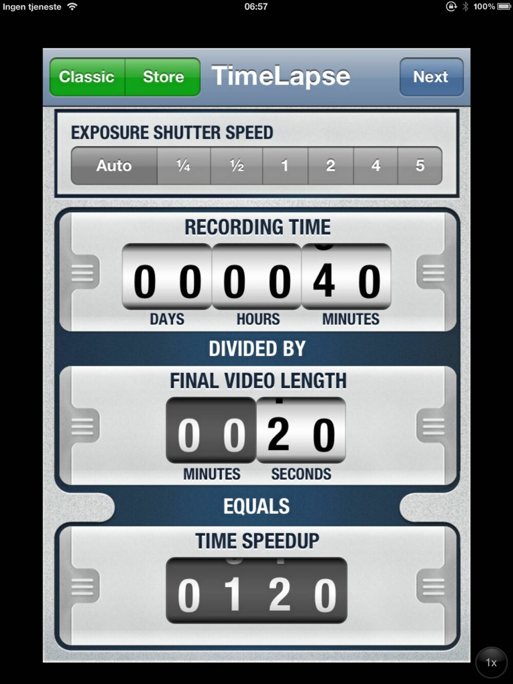 TIMELAPSE: Lag timelapse-filmer med mobilen. Du trenger en god app og det finner du i appen TimeLapse. TIMELAPSE: Lag timelapse-filmer med mobilen. Du trenger en god app og det finner du i appen TimeLapse.