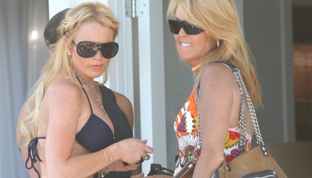 Lindsay og Dina Lohan Lindsay og Dina Lohan