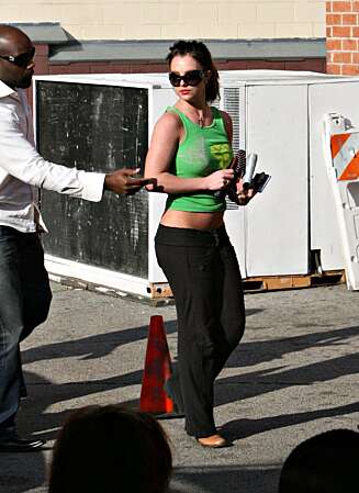 Britney Spears på vei til dansestudio Britney Spears på vei til dansestudio