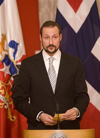 Kronprins Haakon i Chile Kronprins Haakon i Chile
