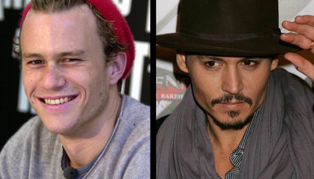 Heath Ledger og Johnny Depp Heath Ledger og Johnny Depp