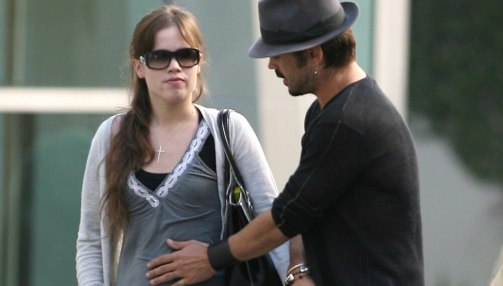 Colin Farrell og Muireann McDonnell venter barn. Colin Farrell og Muireann McDonnell venter barn.