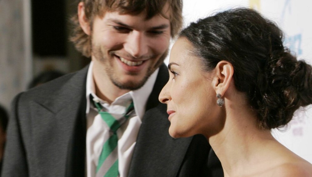 Ashton Kutcher og Demi Moore Ashton Kutcher og Demi Moore