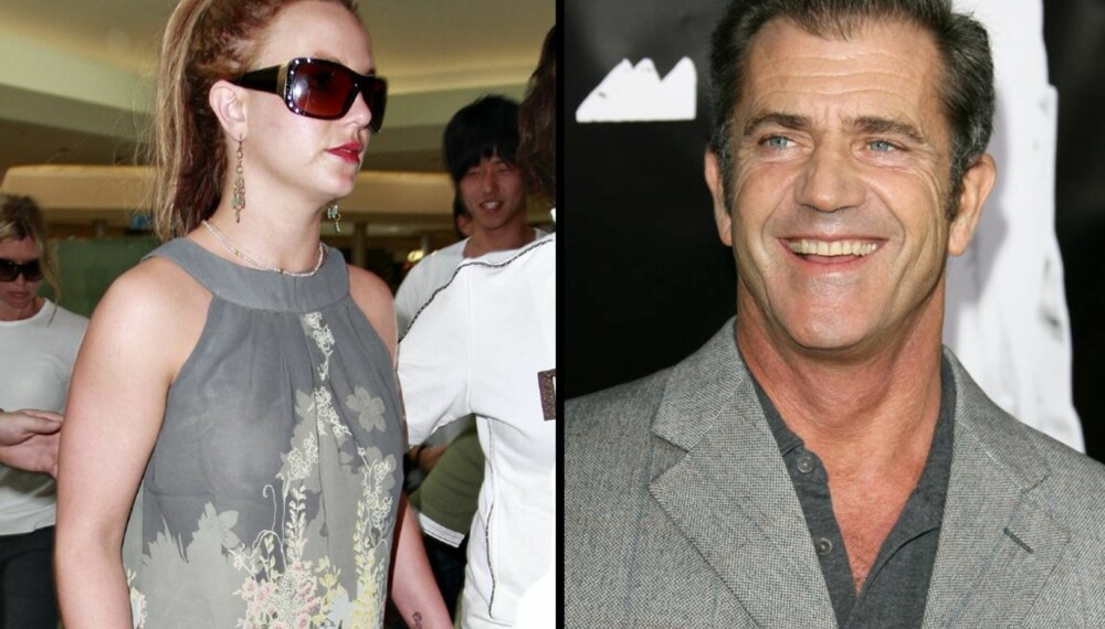 Britney Spears og Mel Gibson Britney Spears og Mel Gibson