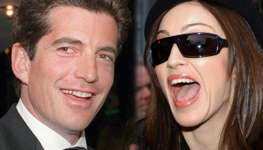 John F. Kennedy, Jr og Madonnna. John F. Kennedy, Jr og Madonnna.